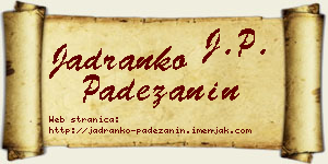 Jadranko Padežanin vizit kartica